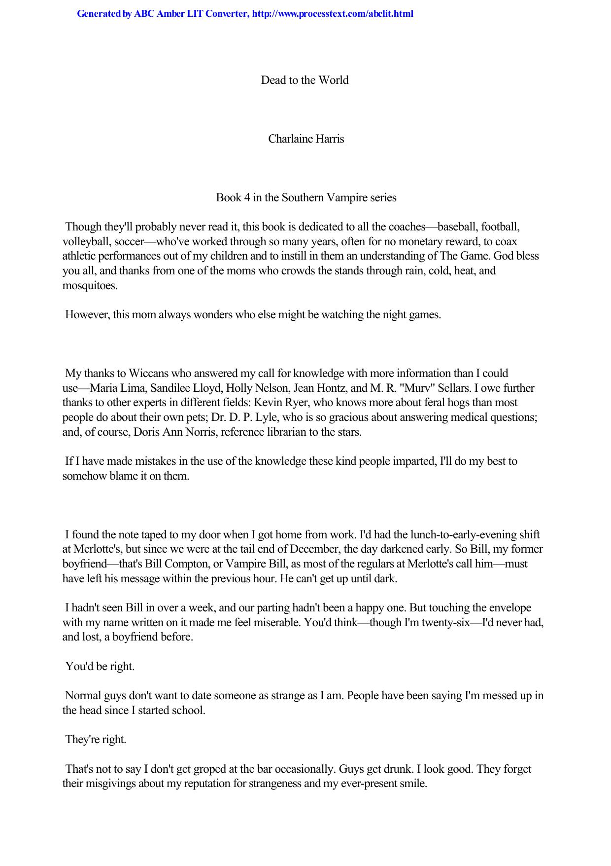 Charlaine Harris - Sookie Stackhouse 04