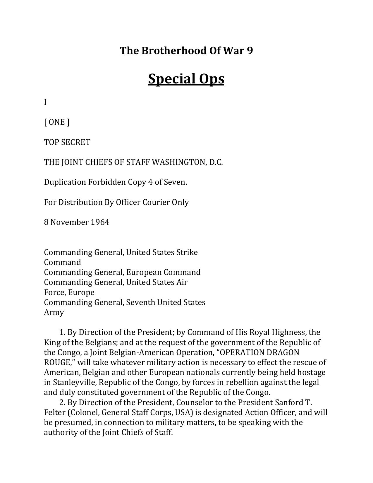 Griffin, W.E.B. - Brotherhood Of War 09 - Special Ops