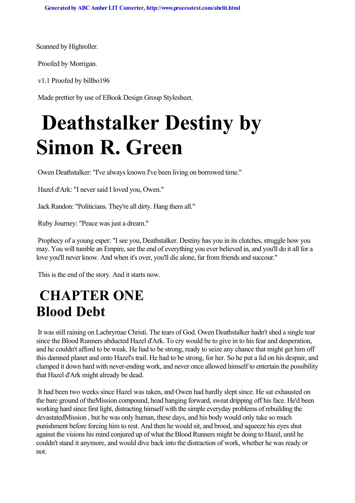 Green, Simon R - Deathstalker 05