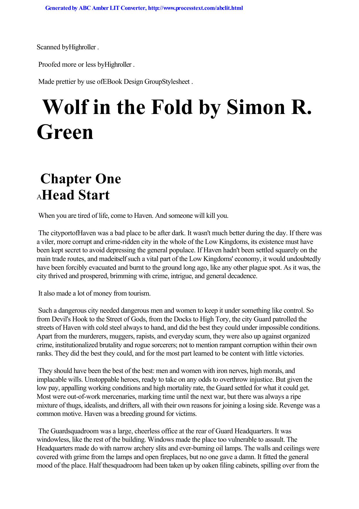 Green, Simon R - Darkwood 07