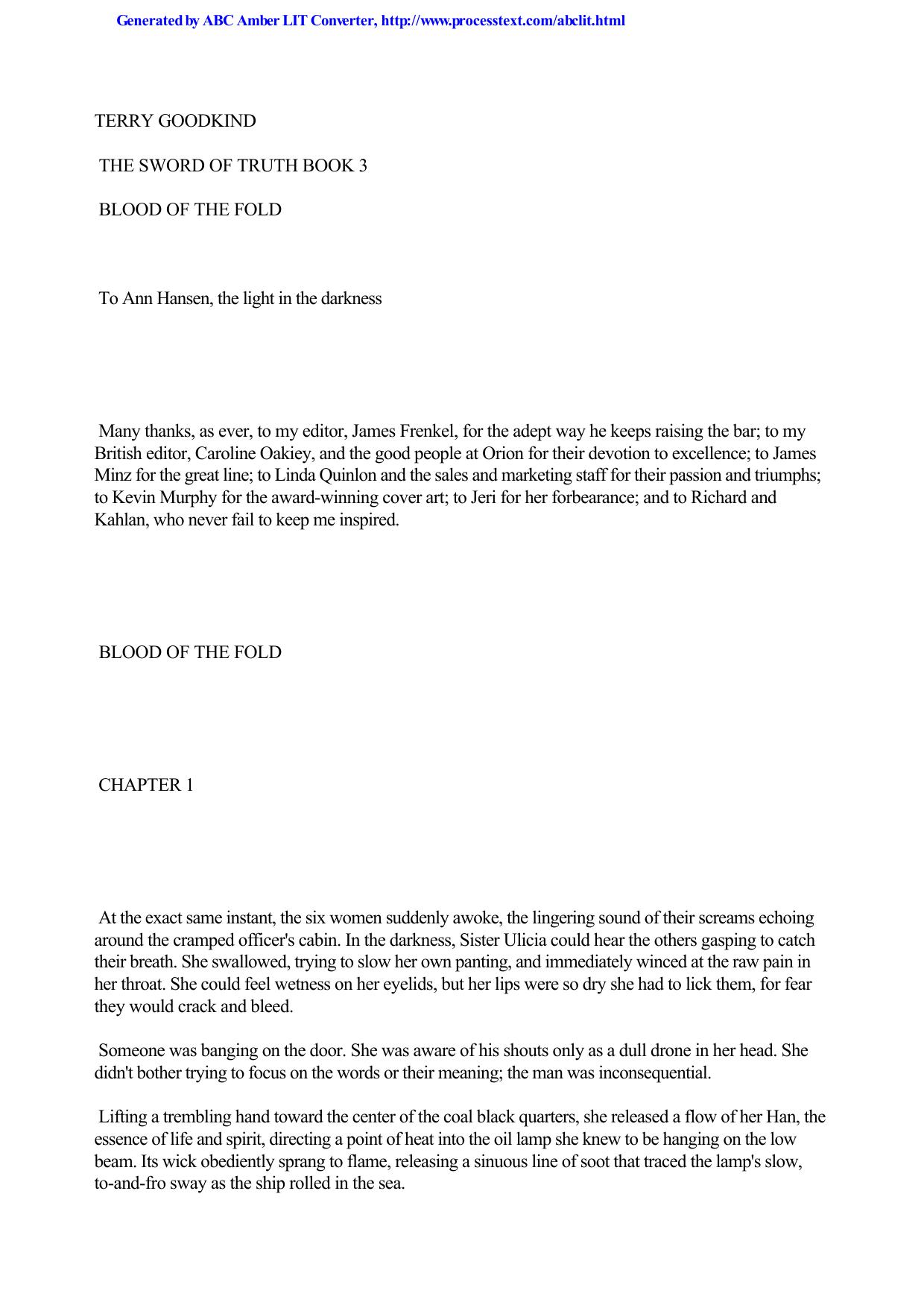 Goodkind, Terry - Sword Of Truth 03