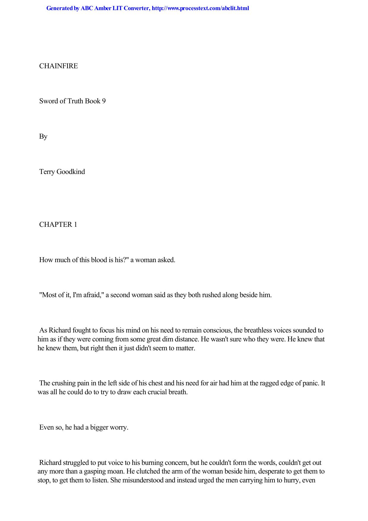 Goodkind, Terry - Sword of Truth 09