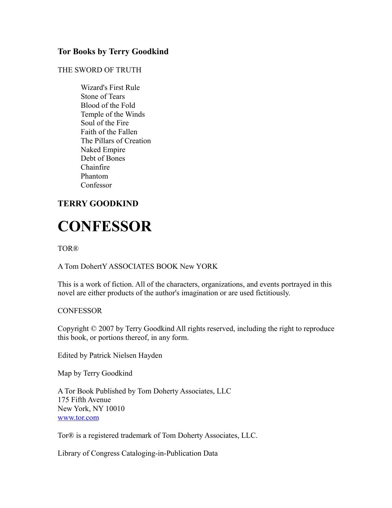 Goodkind, Terry - Sword Of Truth 11