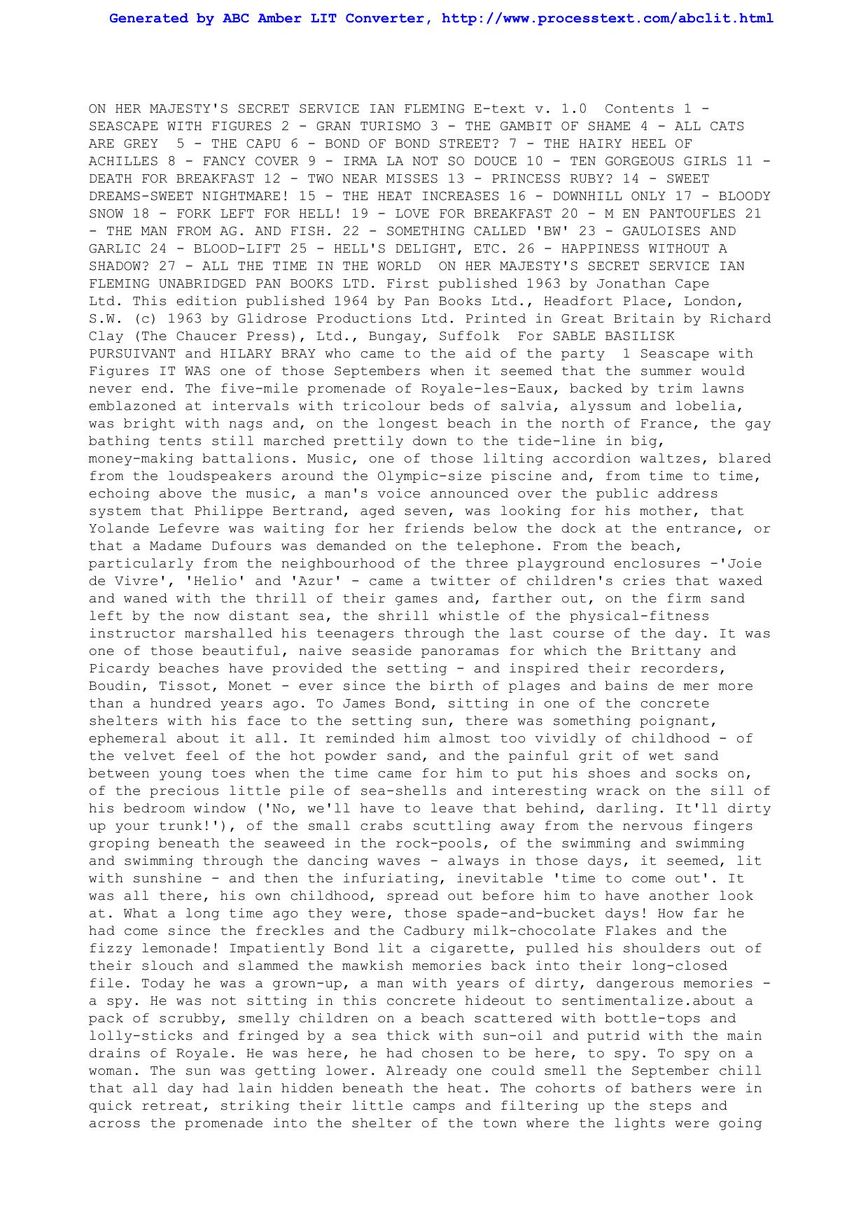 Fleming, Ian - Bond 11