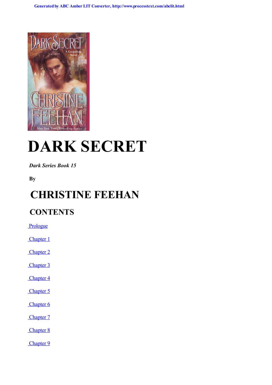 Feehan, Christine - Dark 15