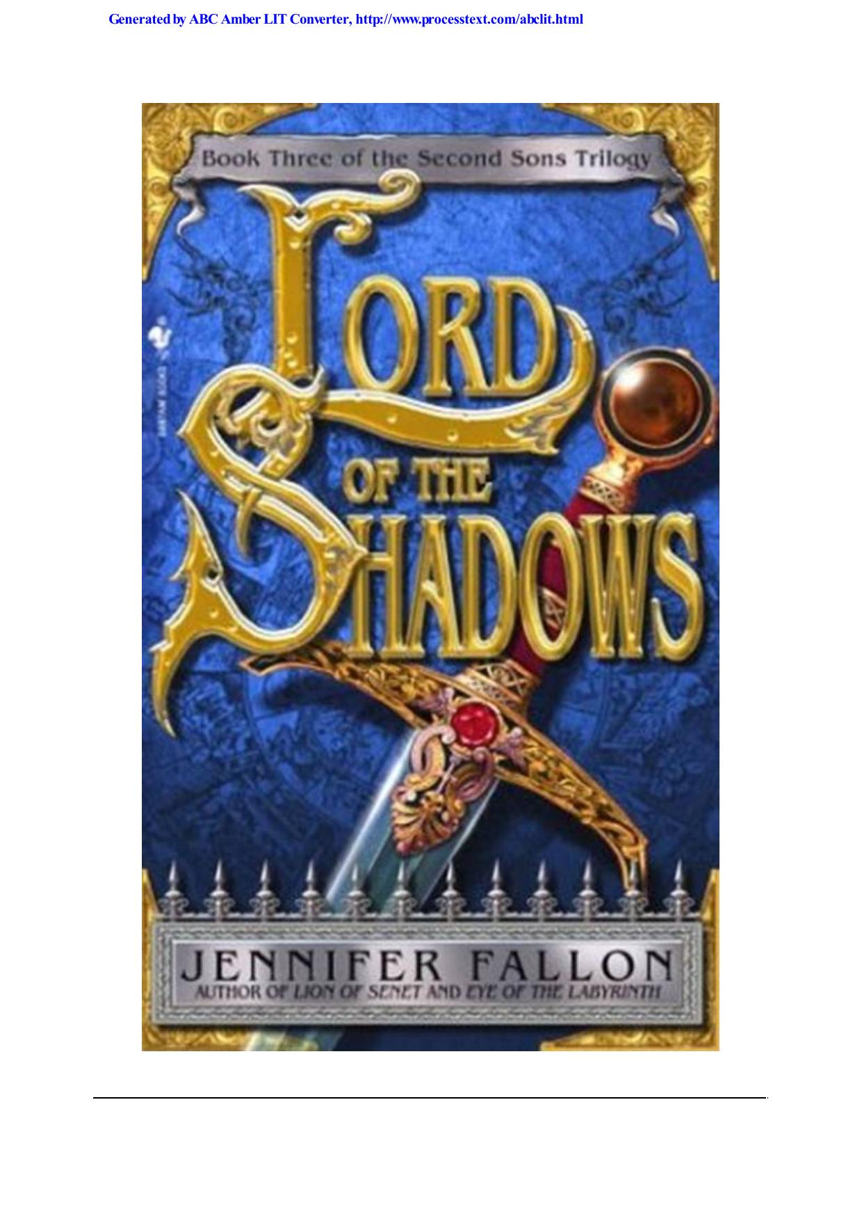 Fallon, Jennifer - Second Sons 03