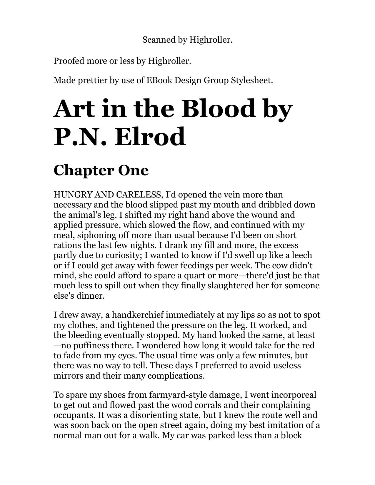 Elrod, PN - Vampire Files 04