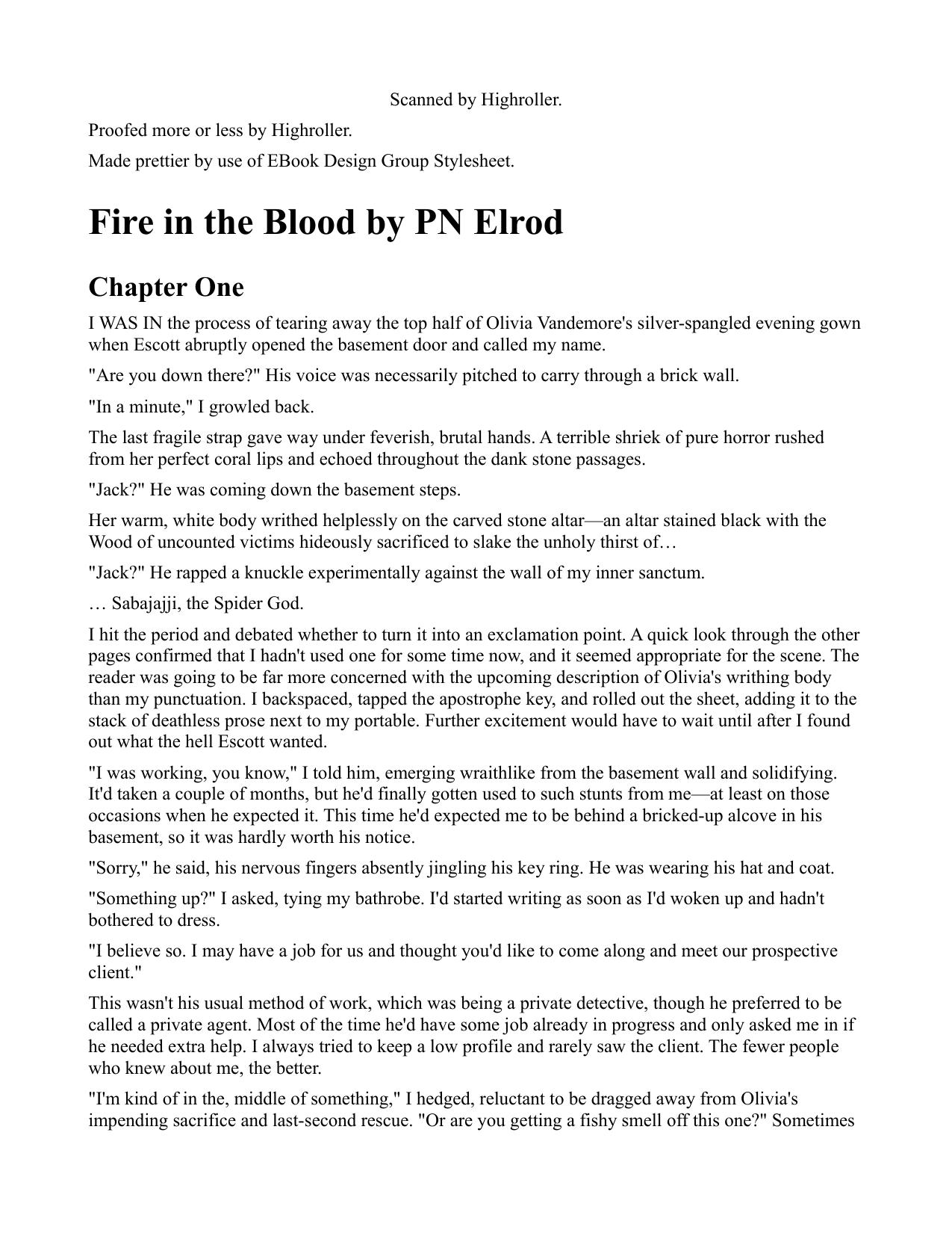 Elrod, PN - Vampire Files 05