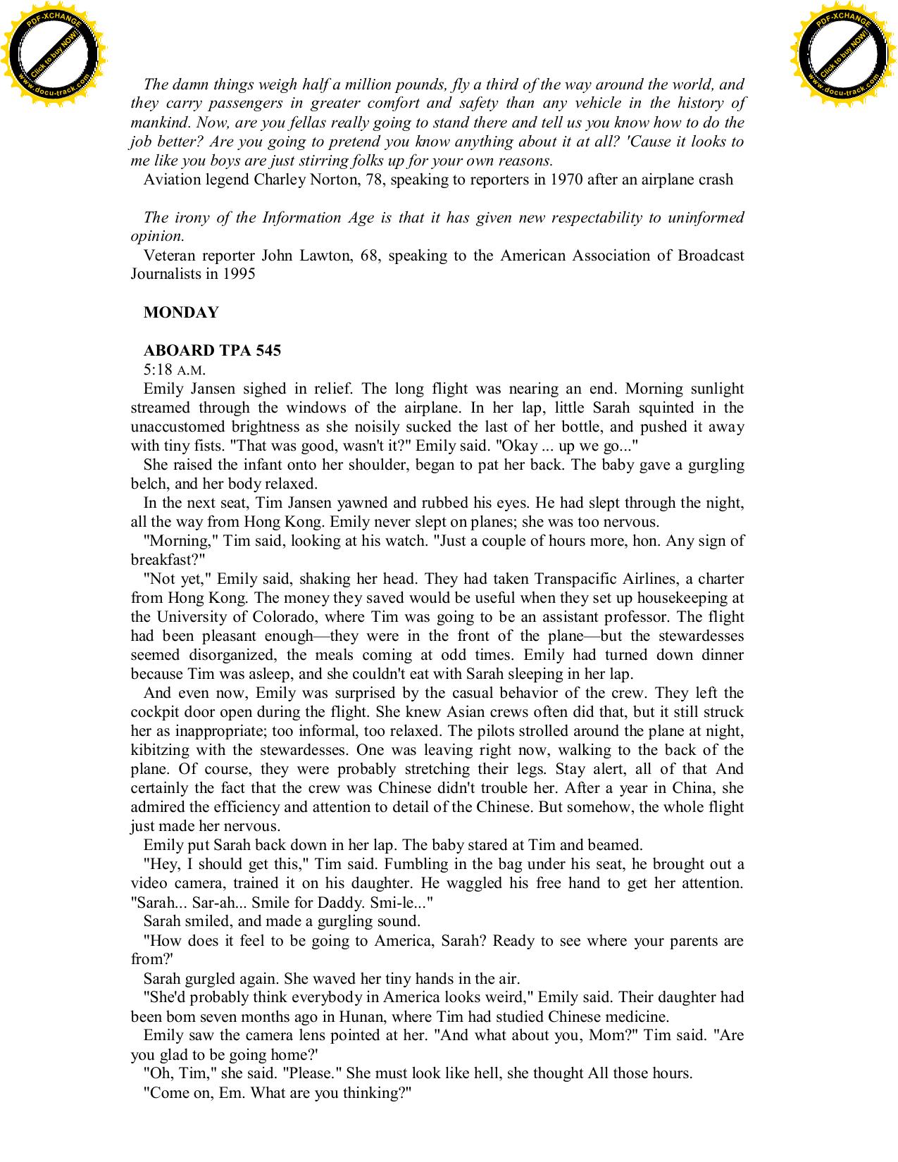 Crichton, Michael - Airframe