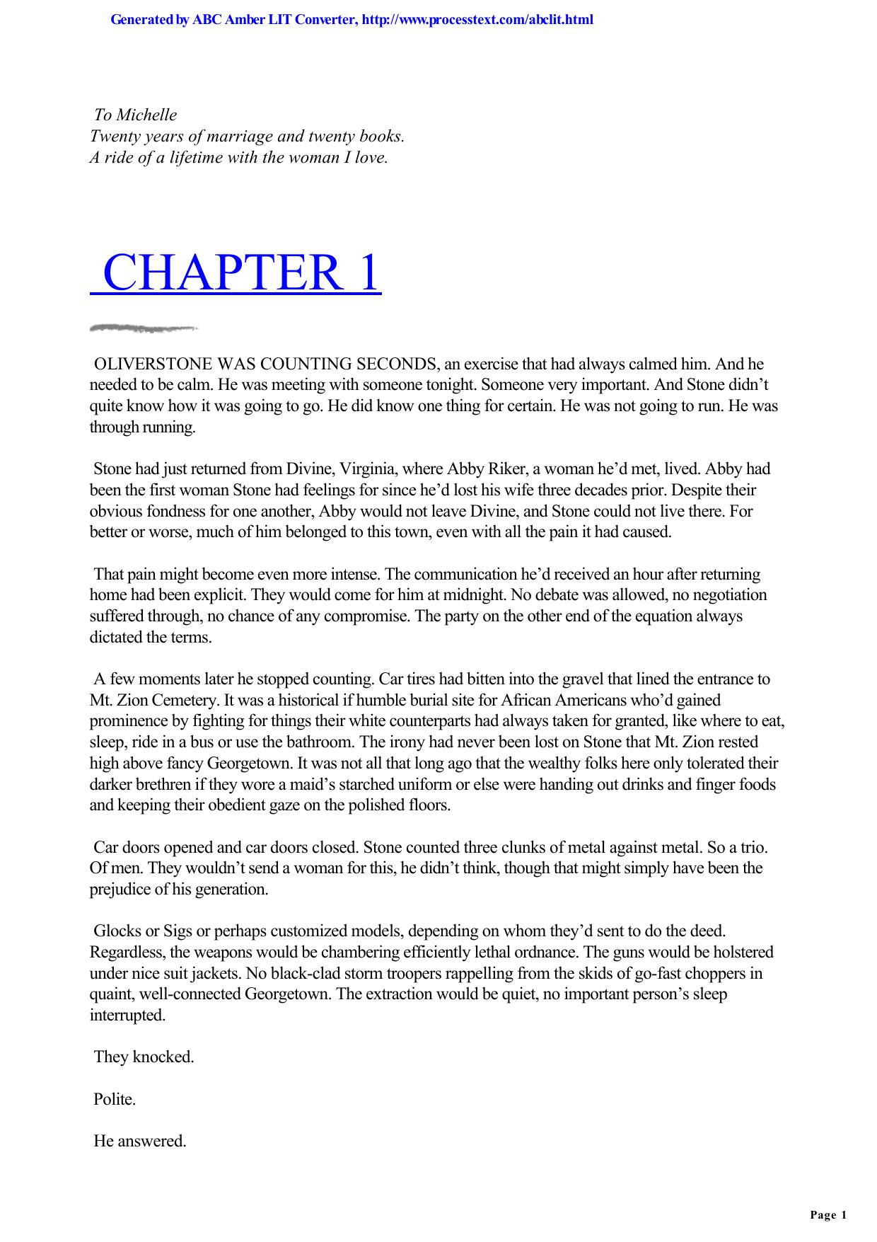 Baldacci, David - Hel's Corner