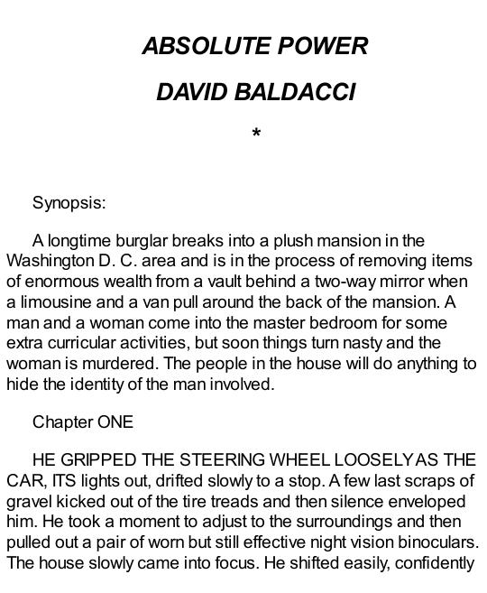 Baldacci, David - Divine Justice