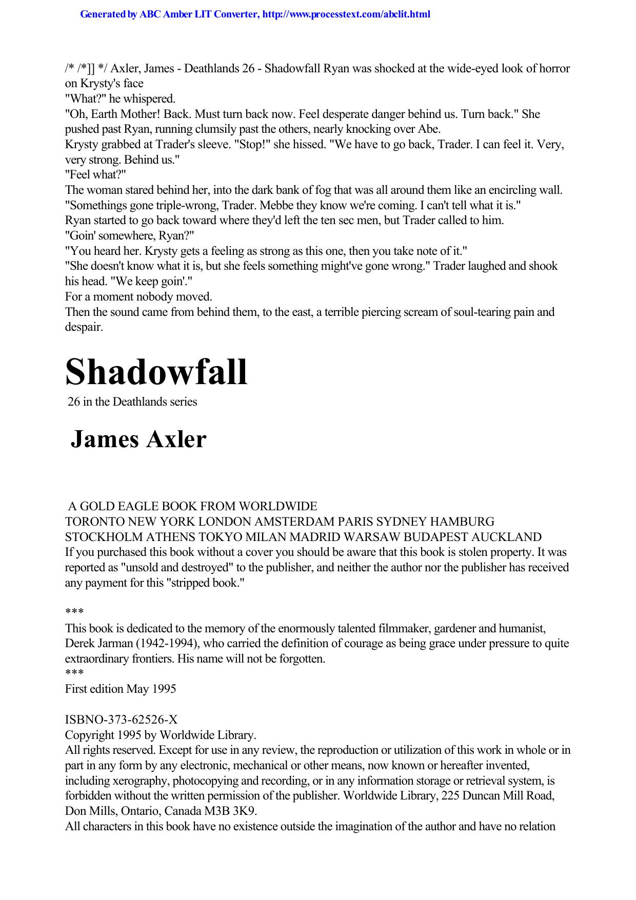 Axler, James - Deathlands 26