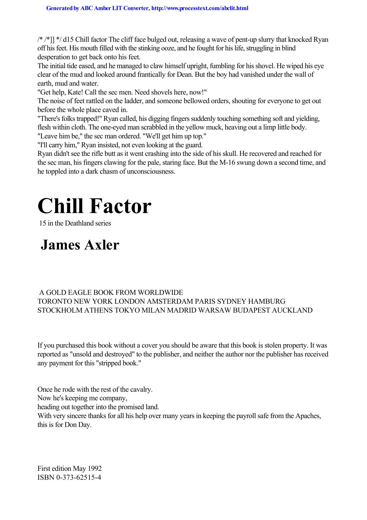 Axler, James - Deathlands 15
