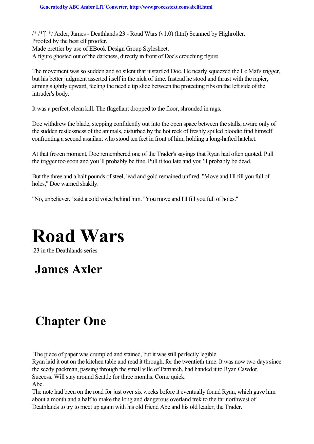 Axler, James - Deathlands 23