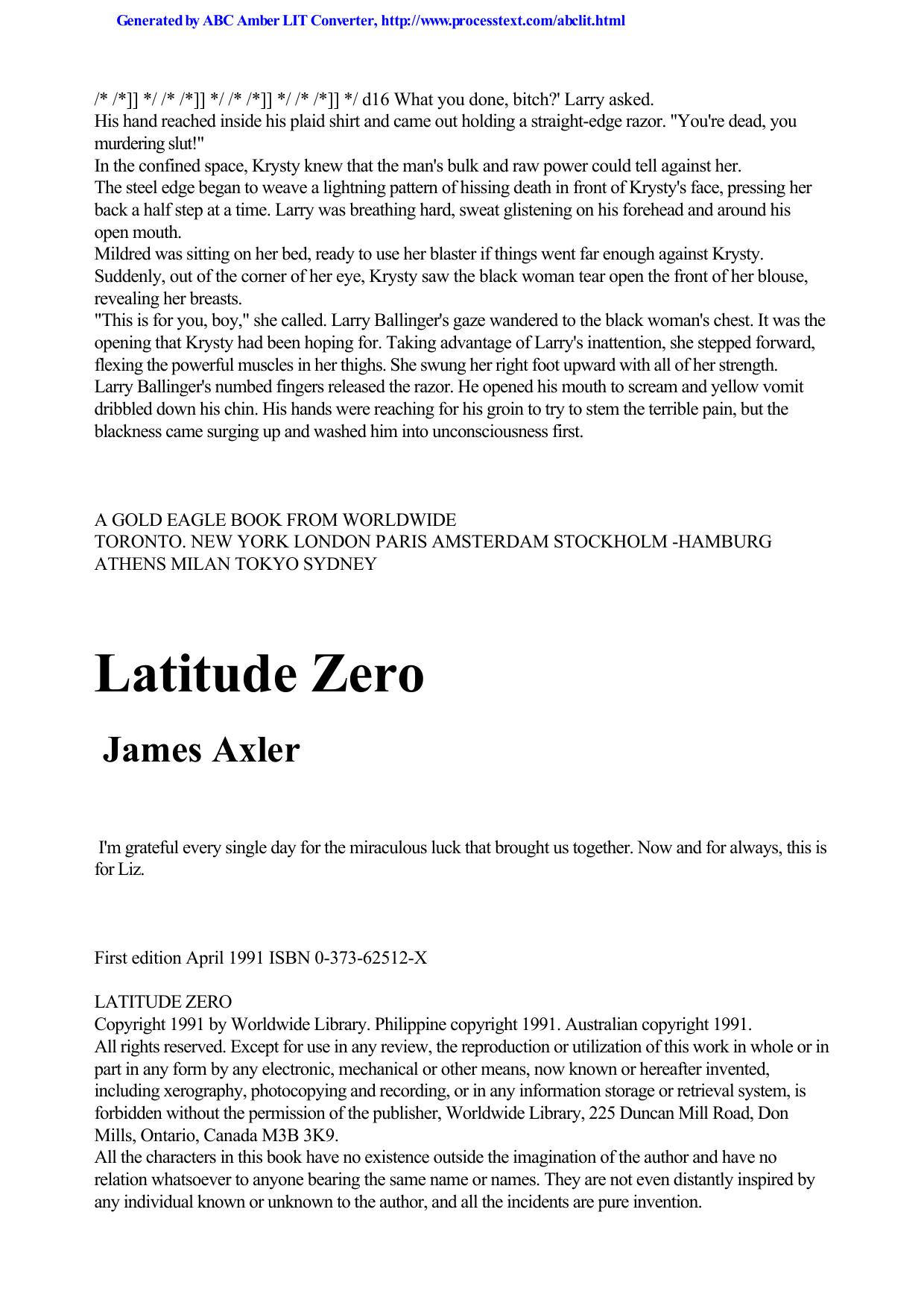 Axler, James - Deathlands 12