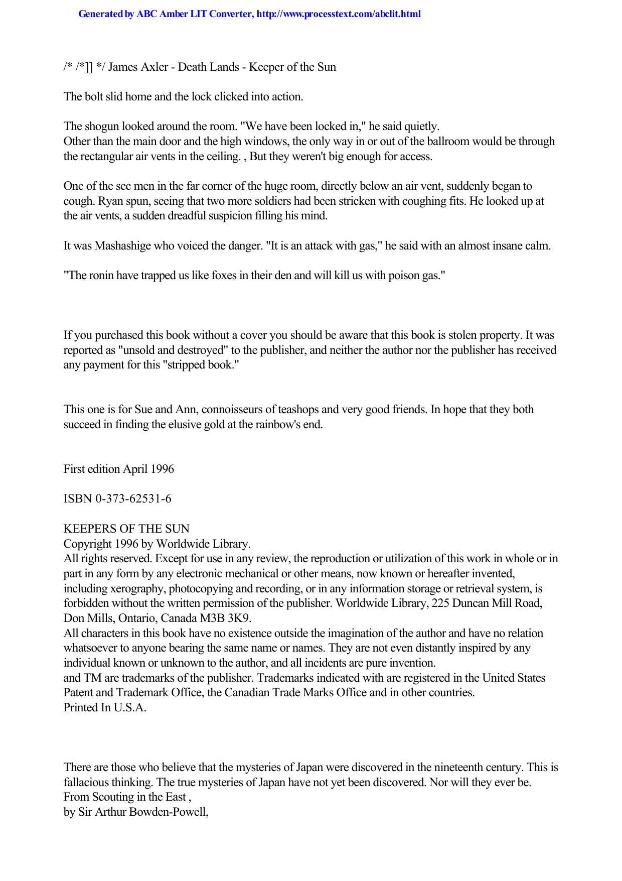 Axler, James - Deathlands 31