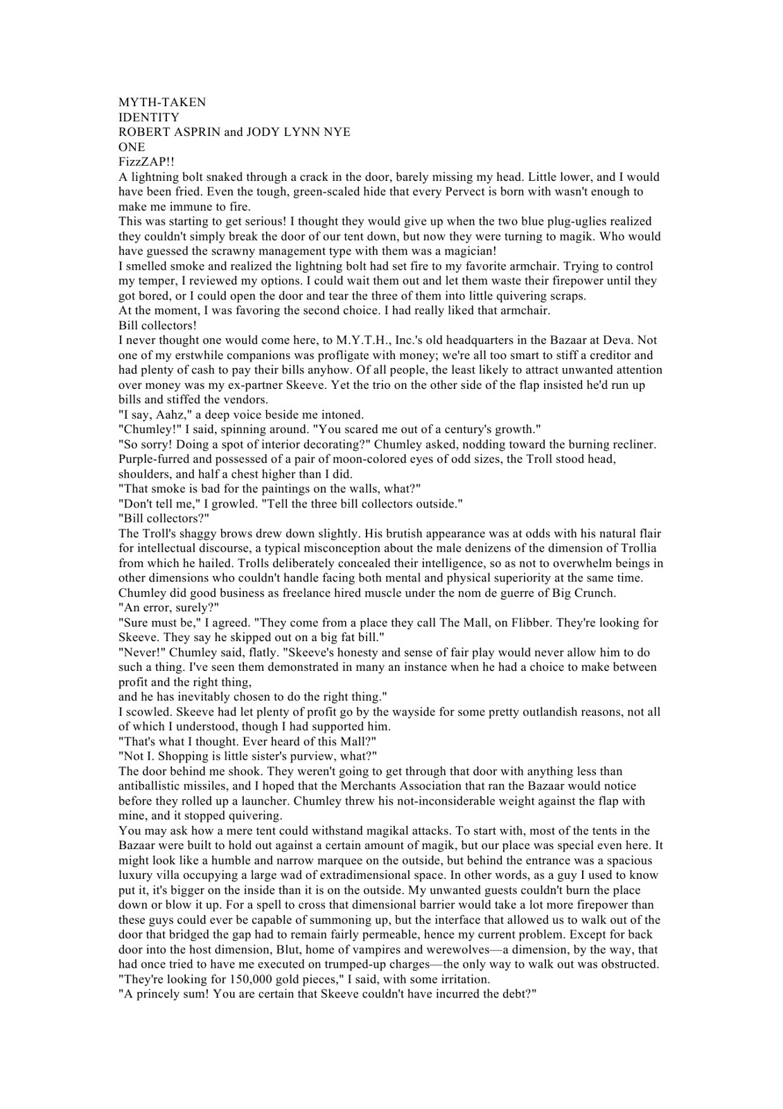 Asprin, Robert - Myth Adventures 14