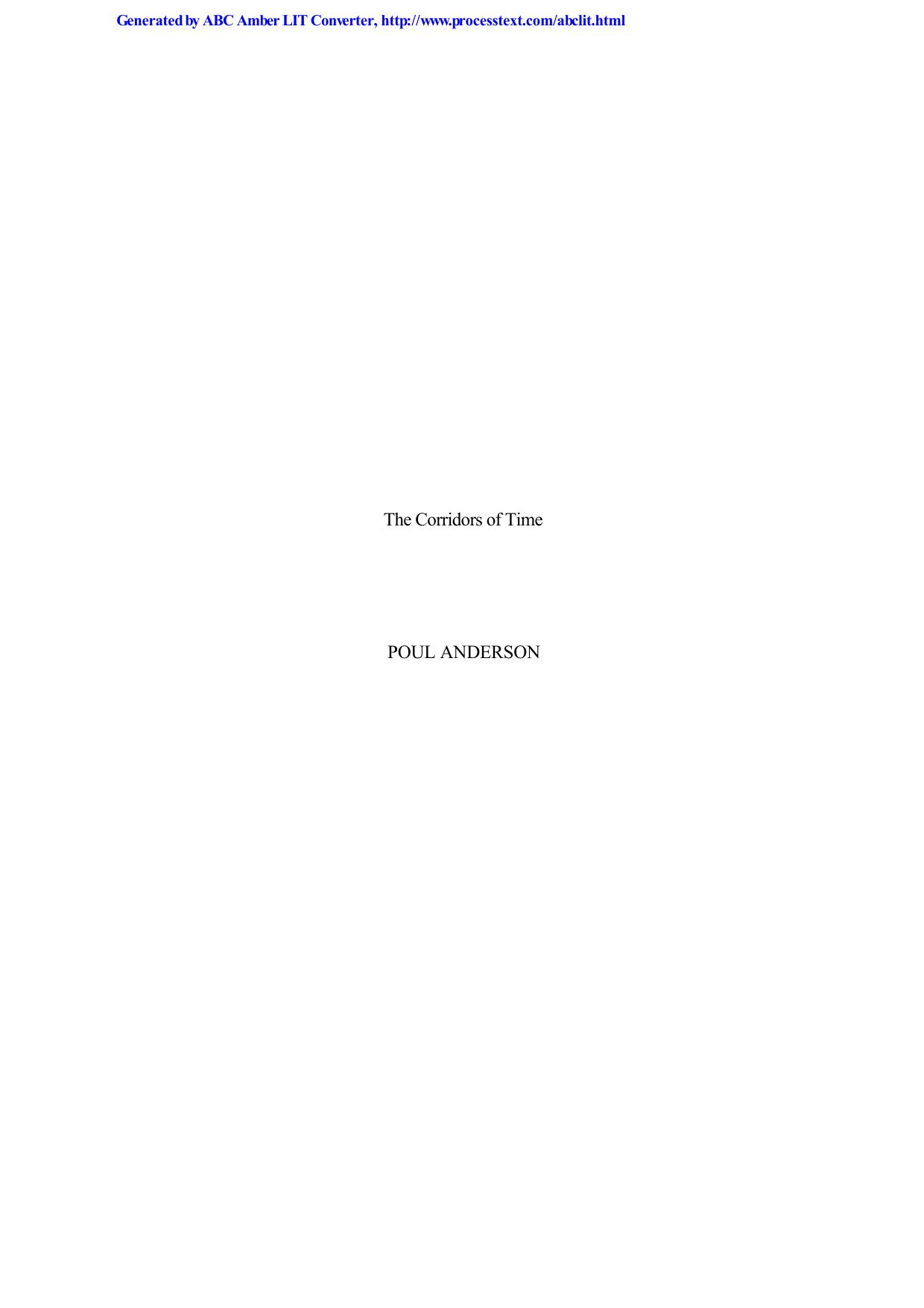 Anderson, Poul - Corridors of Time