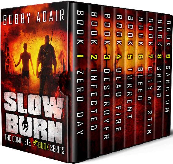 Adair, Bobby - Slow Burn Box Set: The Complete Post Apocalyptic Series (Books 1-9)