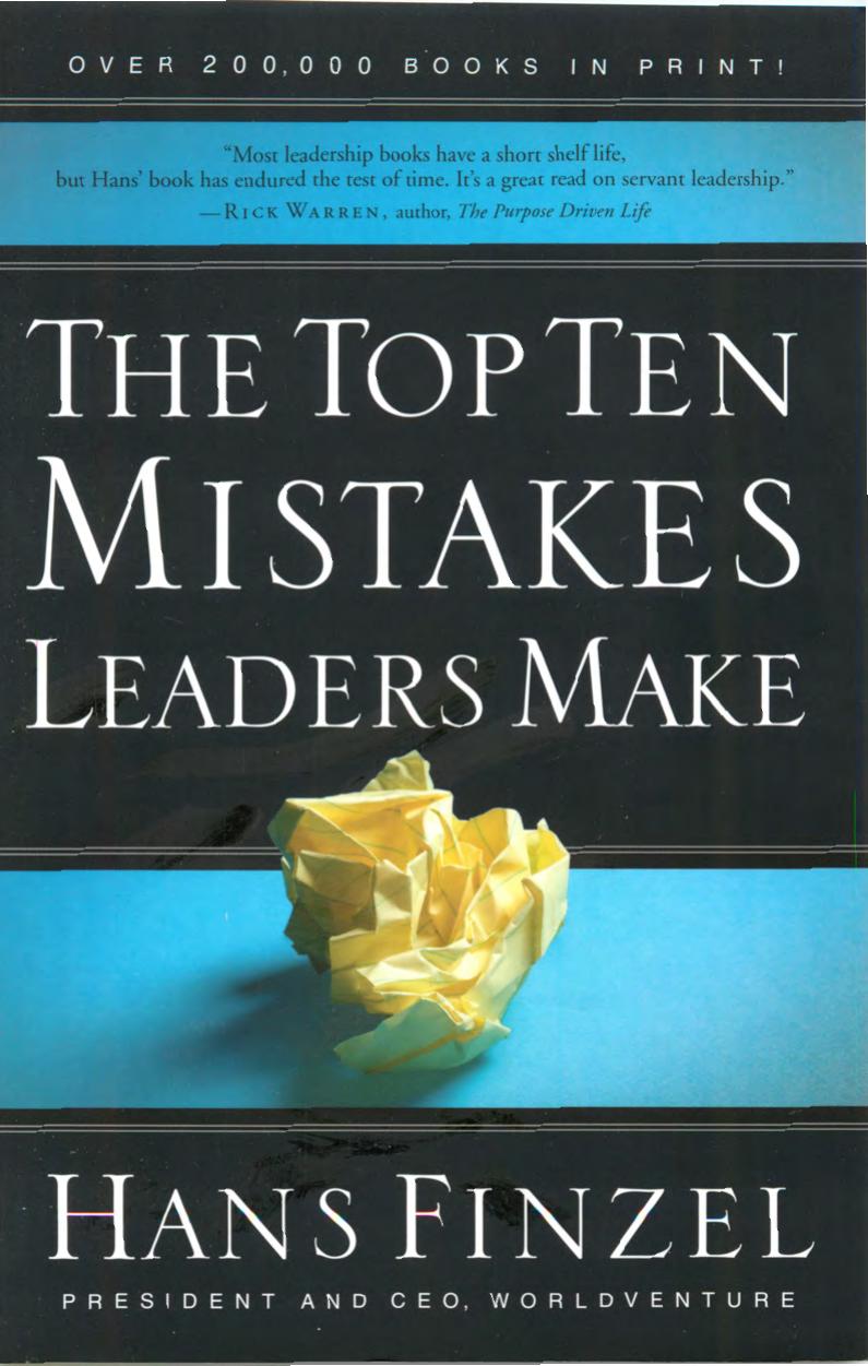 [Finzel, 2007] The Top Ten Mist
