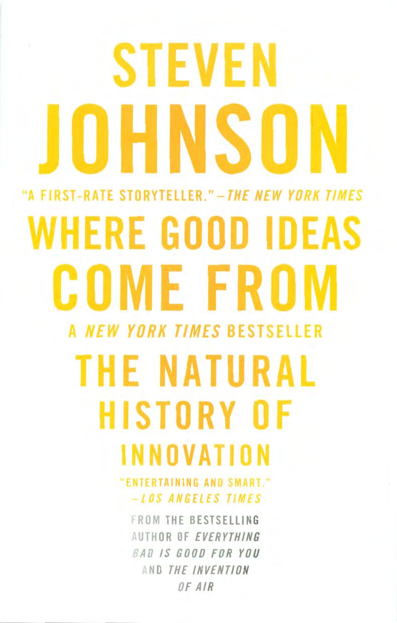 [Johnson, 2010] Where Good Idea