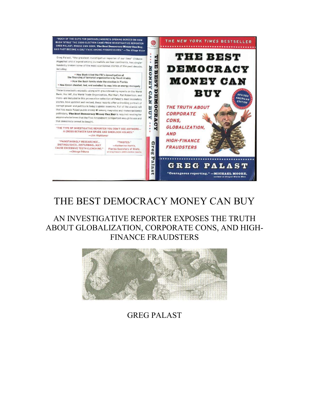 (eBook) Greg Palast - The Best Democracy Money Can Buy