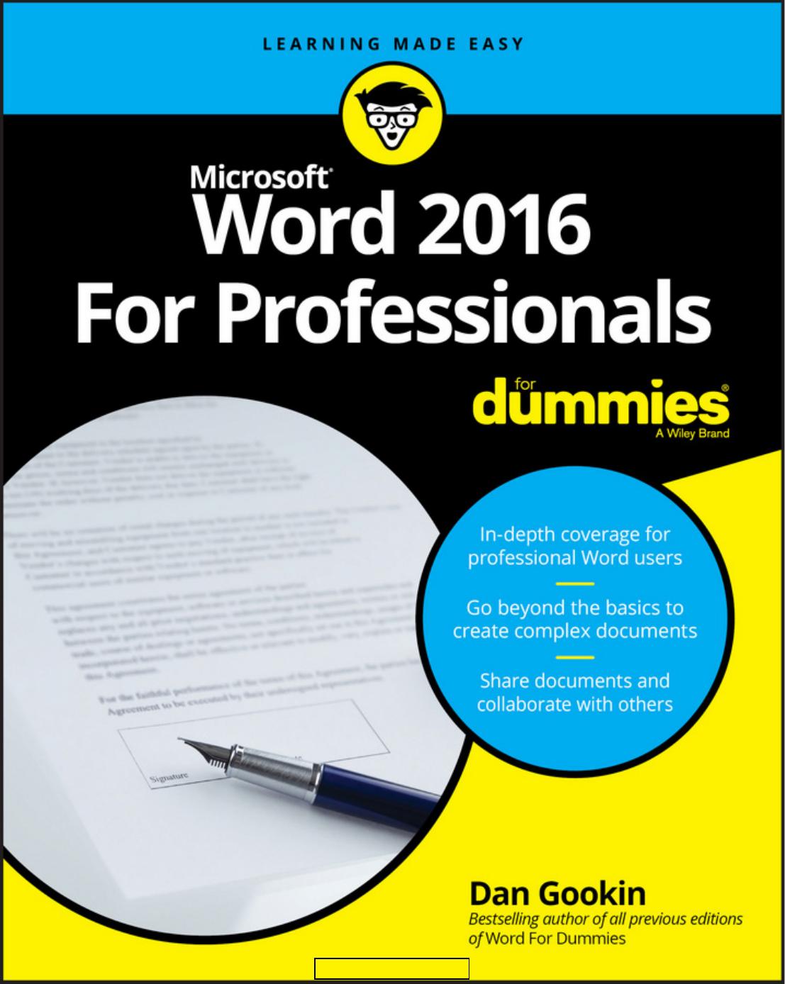 Word 2016 For Professionals For