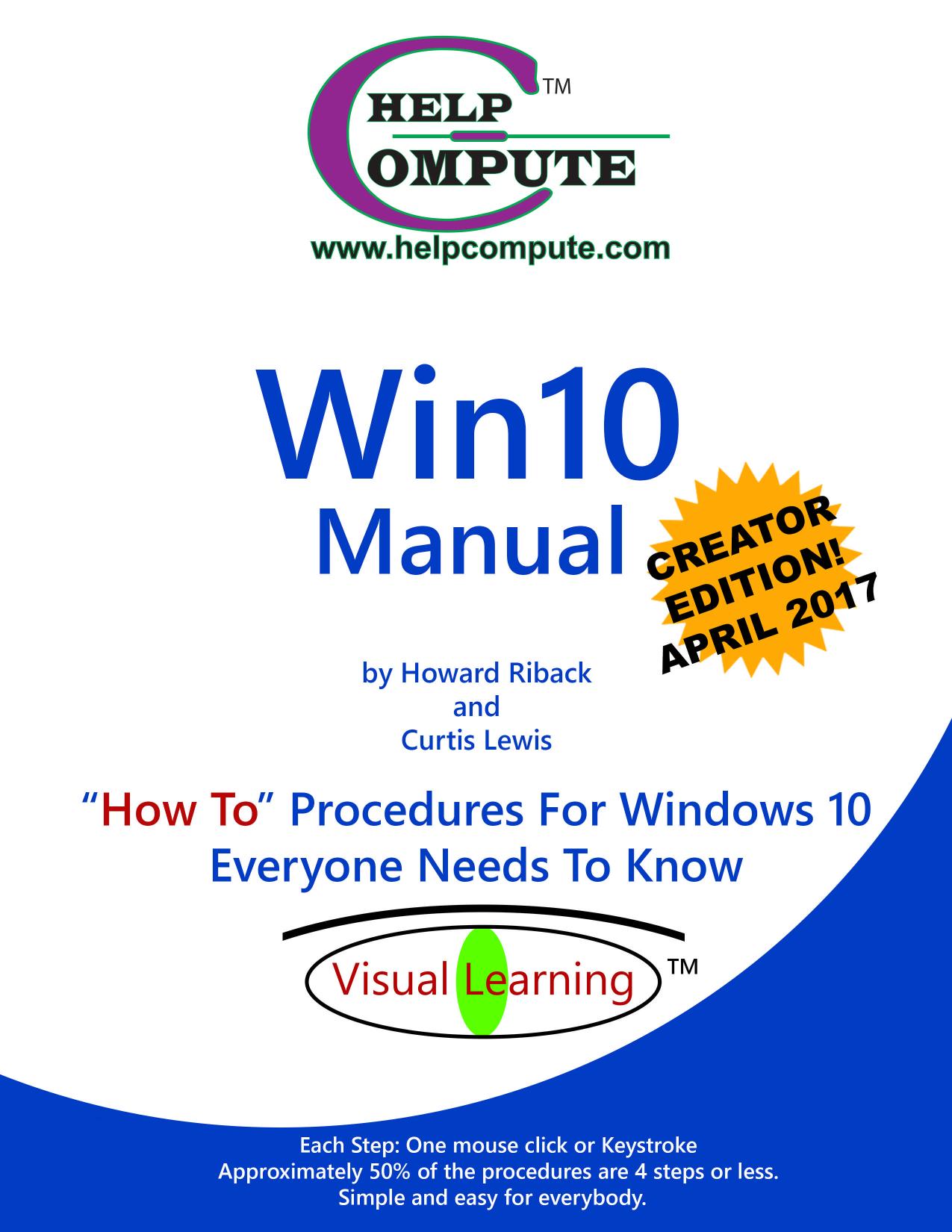 Win10 Manual - How To