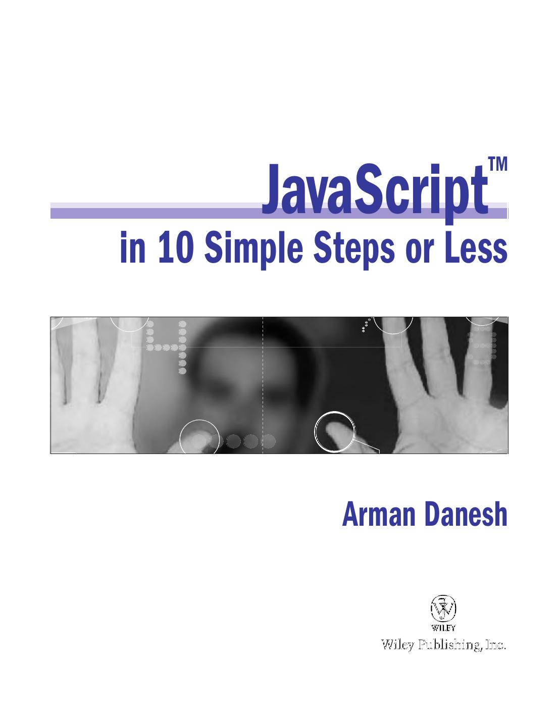 Wiley JavaScript in 10 Simple S