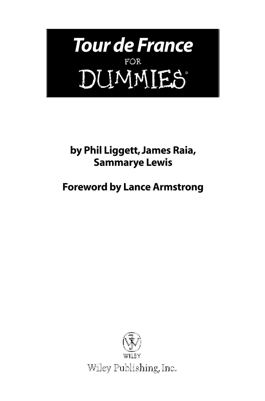 Tour De France For Dummies