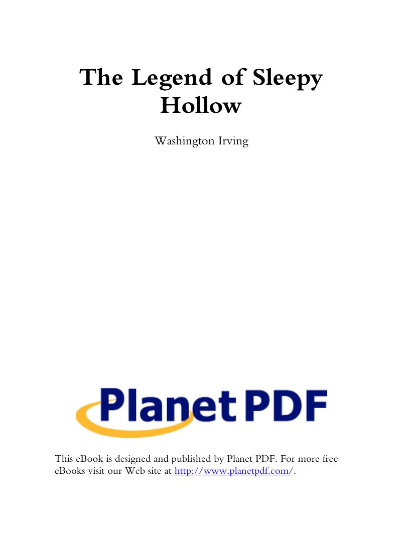 The Legend of Sleepy Hollow
