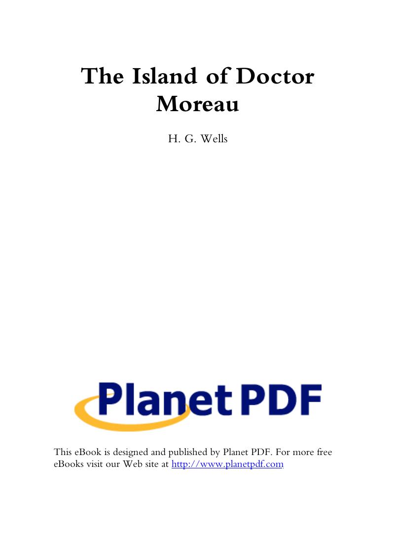 The Island of Doctor Moreau