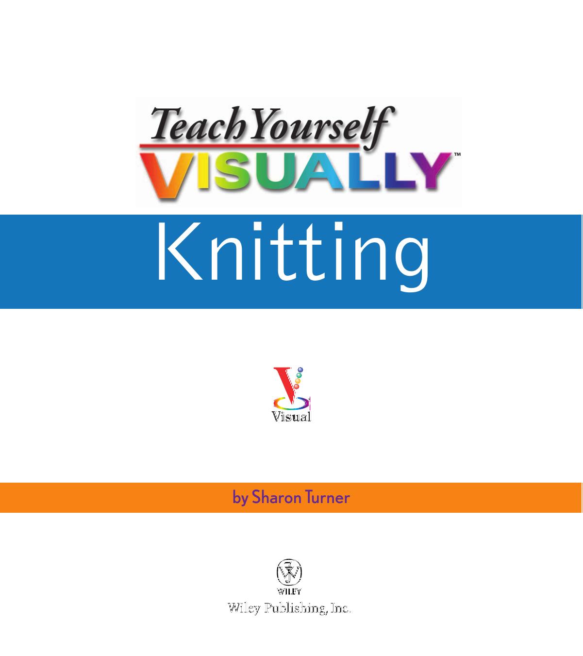 Teach Yourself Visually Knitting
