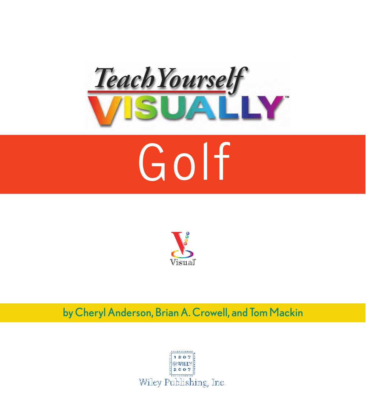 Teach Yourself VISUALLY Golf - Unknown