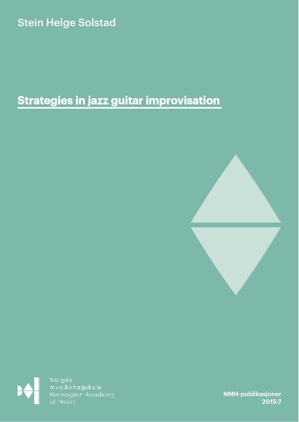 Strategies in jazz guitar impro