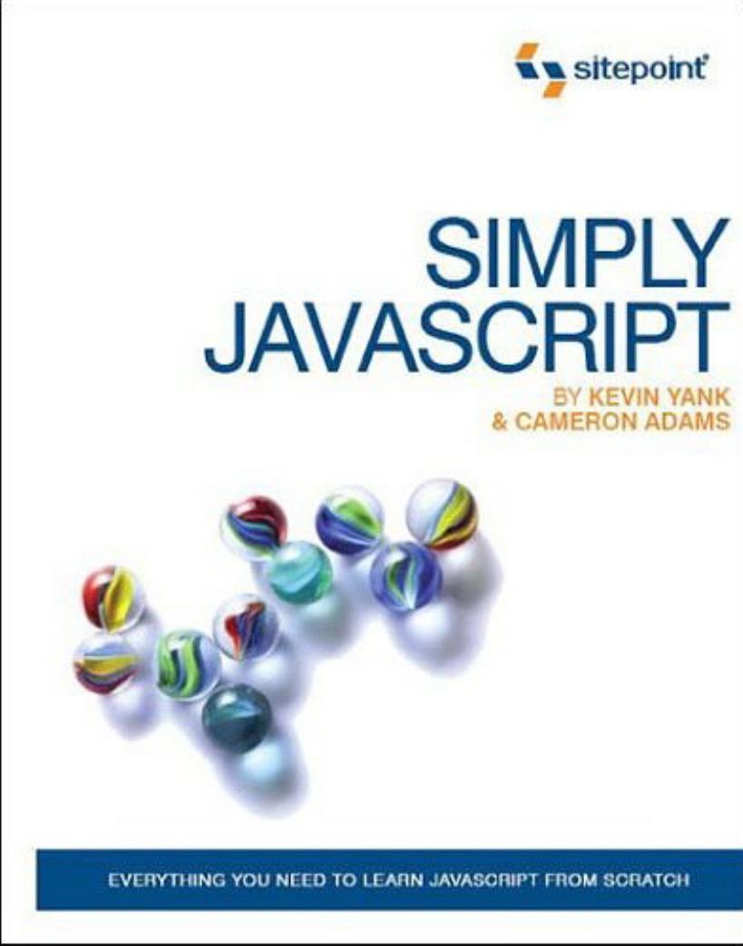 SitePoint Simply JavaScript (20