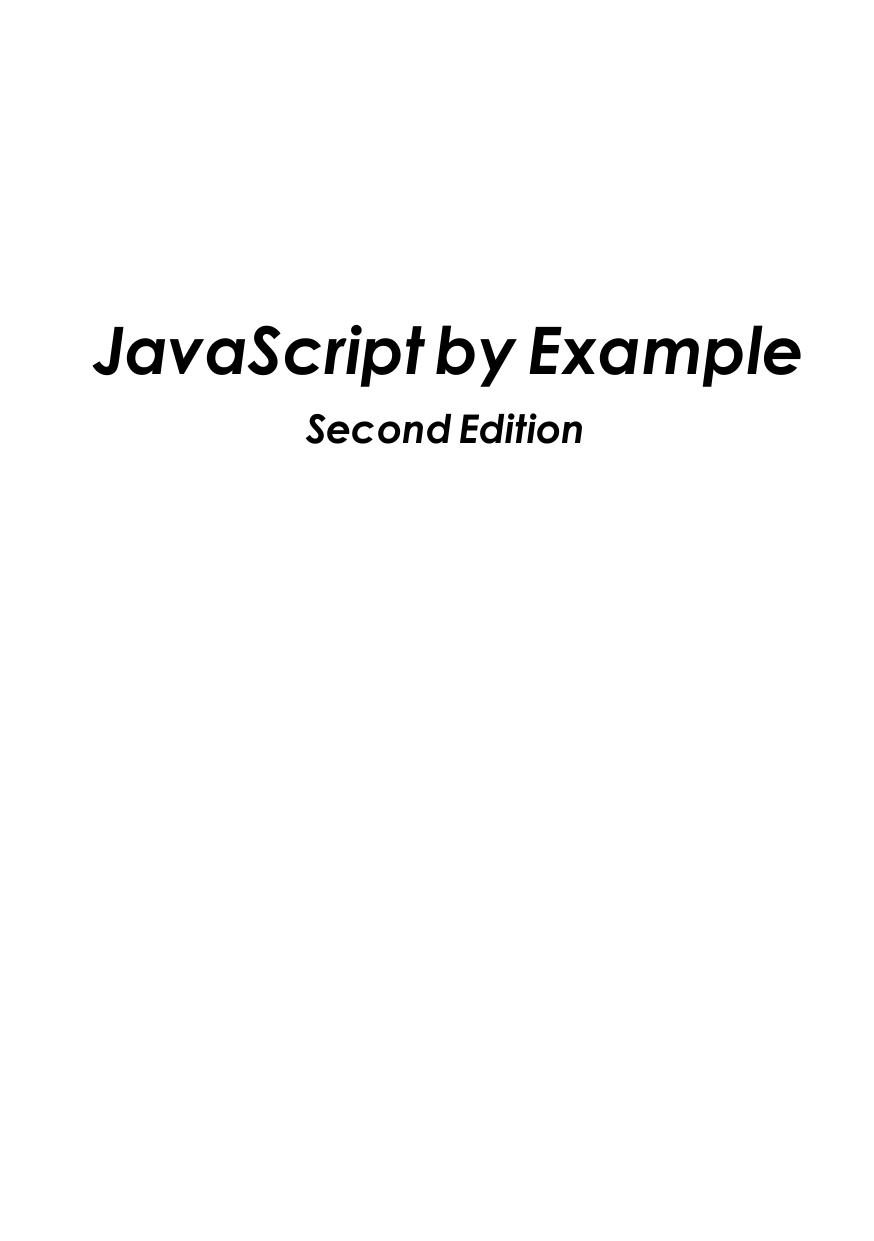 Prentice Hall JavaScript by Exa