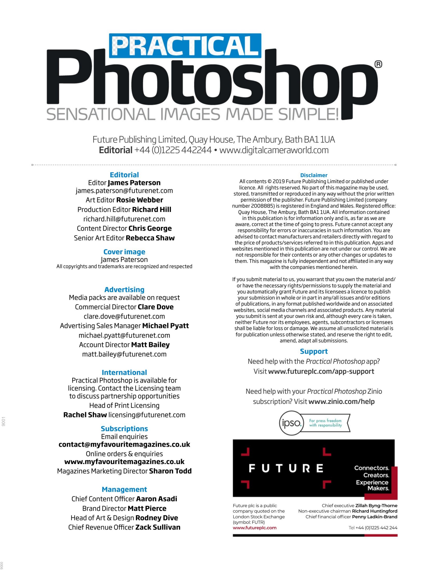 Practical Photoshop – August 2019